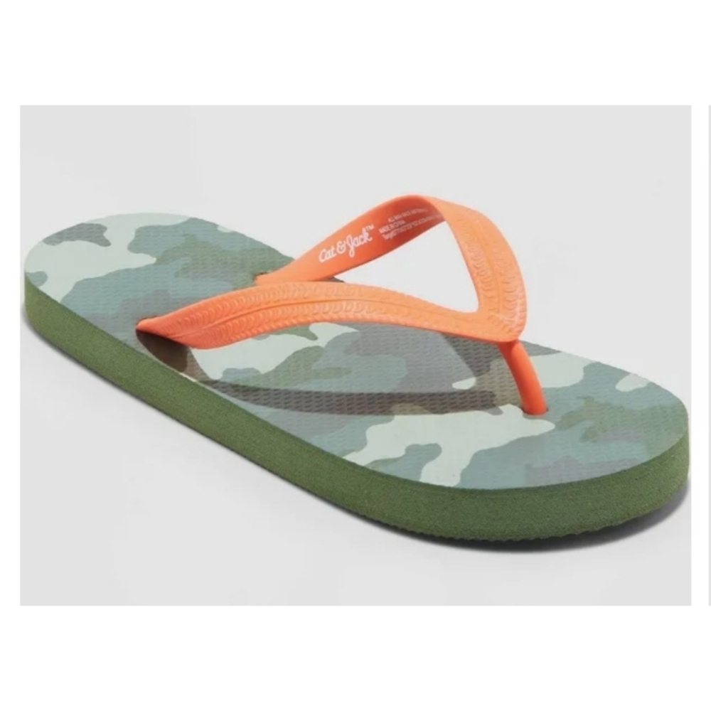 Cat & Jack Youth Sam Slip On Camoflauge Flip Flop